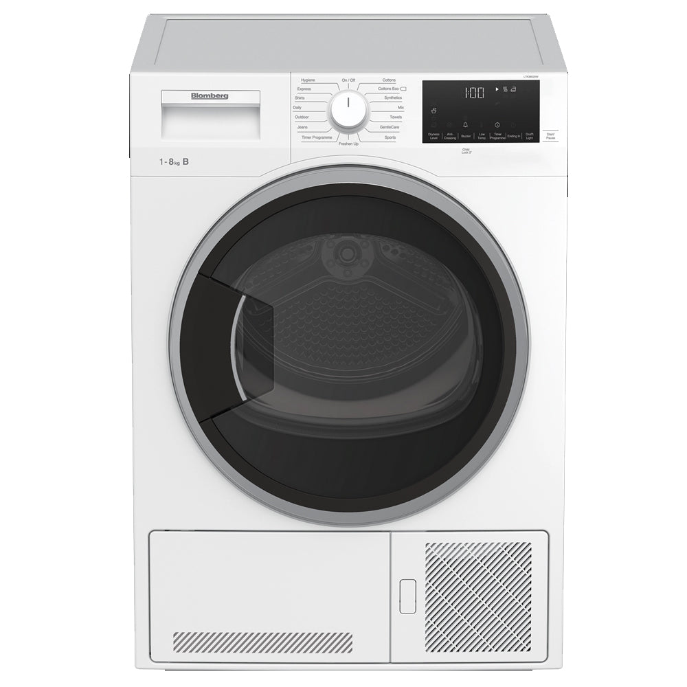 Blomberg LTK38020W 8kg Condenser Tumble Dryer White