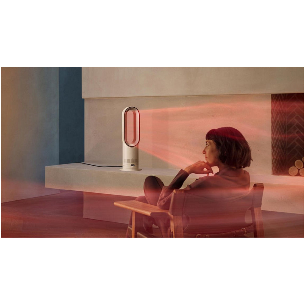 Dyson HF1 Hot+Cool Remote Link Pre-heat heater and Cooling Fan White Nickel