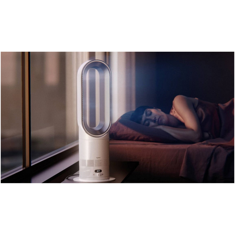 Dyson HF1 Hot+Cool Remote Link Pre-heat heater and Cooling Fan White Nickel
