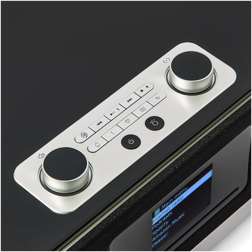 Roberts Stream 67L Bluetooth Sound System with CD Player and Internet DAB+ Radio - Black